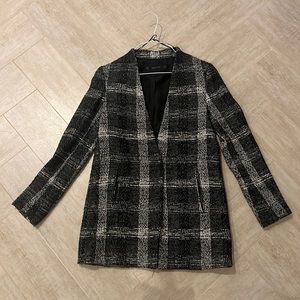 Zara plaid blazer